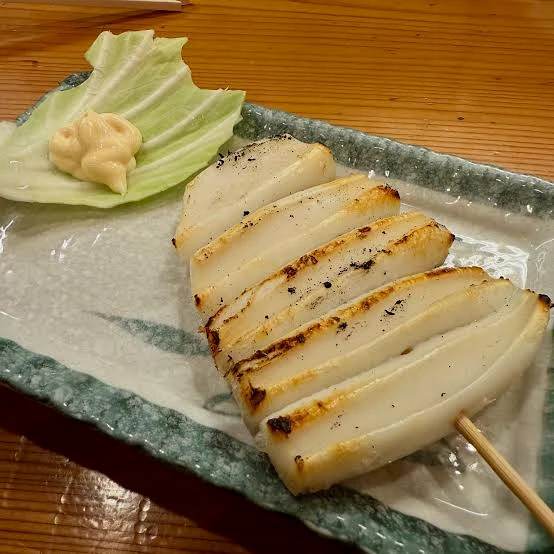 香ばしく焼いたいか